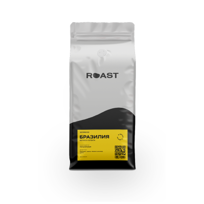 Кофе "ROAST.BY" Бразилия Велосо Серрадо, зерновой, 1 кг.