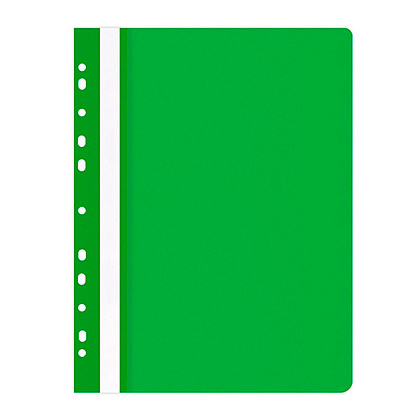 Папка-скоросшиватель с перфорацией "Office Product", A4, зелёный
