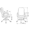 Кресло руководителя "Бюрократ T-9950SL Fabric", ткань, металл, черный - 5