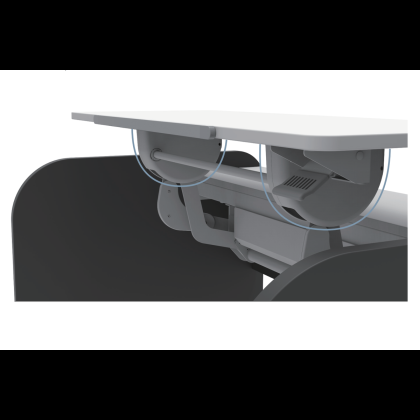 Стол Comf-Pro Elephant Desk UR-3, 1155х700х(340-815) мм, белый, серый - 7
