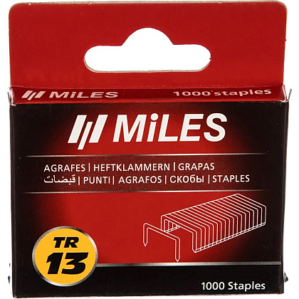 Скоба Miles TR-13, 6 мм, 1000 шт  - 4