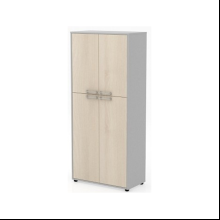 Коллекция Титан Шкаф ТН450/2+ТНД32+ТНД22+ТНТ80/2, 800х400х1825, с глухими малыми и средними дверями и топом