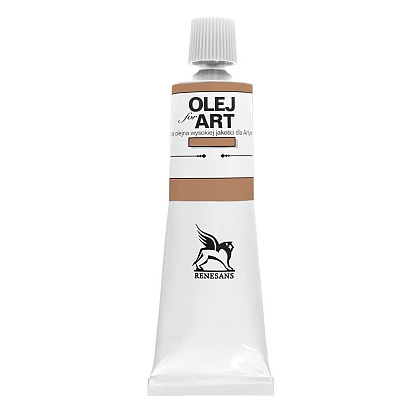 Краски масляные Renesans "Oils for art", 57 тинта телесная темная, 60 мл, туба