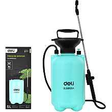 Опрыскиватель Deli GS EDL581105A, помповый, 5 л, голубой, черный