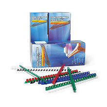 Пружины для перфопереплета "Office Kit", 32 мм, 50 шт, синий