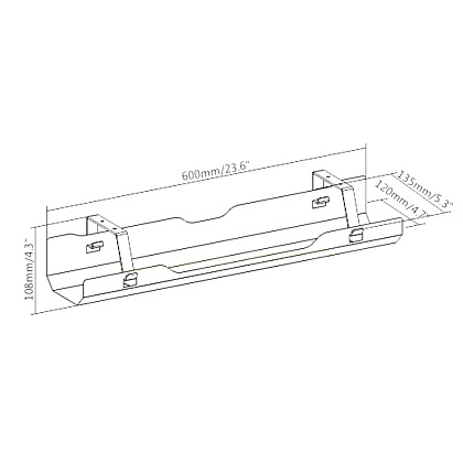 Лоток для проводов Cable Tray WHITE, белый - 5