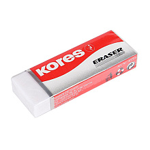 Ластик Kores "KE20", 1 шт, белый