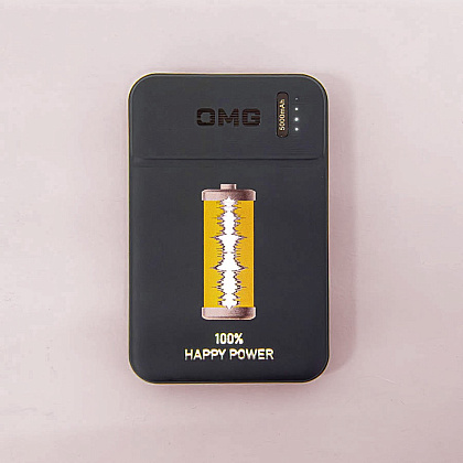 Внешний аккумулятор Power Bank "Flash 5", 5000 mAh, черный - 8