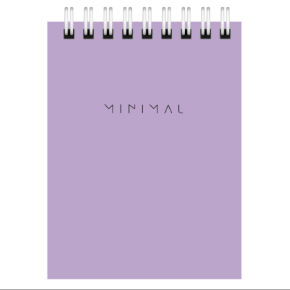 Блокнот "Minimal Pastel", А7, 40 листов, клетка, ассорти - 3