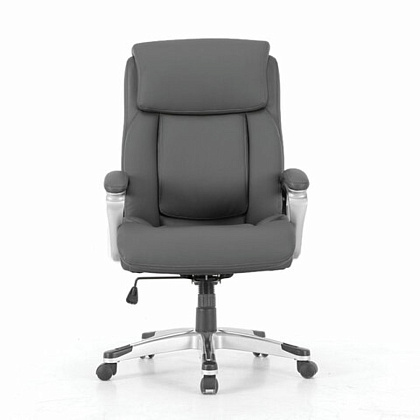 Кресло для руководителя BRABIX PREMIUM "Level EX-527", экокожа, серый, пластик  - 6