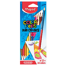 Цветные карандаши "Duo"