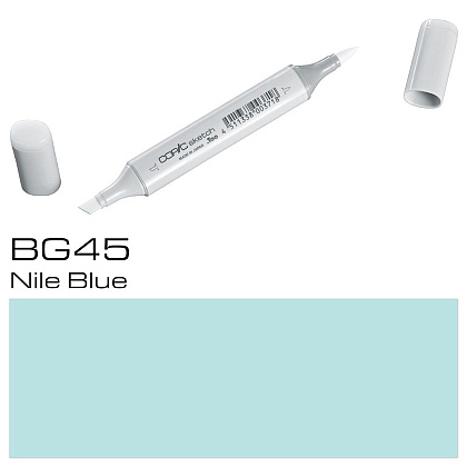 Маркер перманентный "Copic Sketch", BG-45 нильский синий