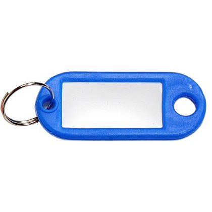 Брелок д/ключей "Key Rings" пласт., синий