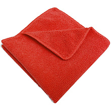 Салфетка из микроволокна, 320г/м2, 35х40см, 2шт/упак, красный