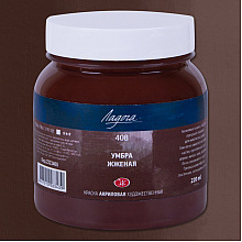 Краски акриловые "Ладога", 408 умбра жженая, 220 мл., банка