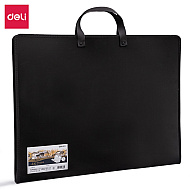 Папка-портфолио художника Deli, 46x59 см, черный