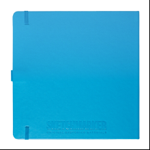Скетчбук "Sketchmarker", 80 листов, 20x20 см, 140 г/м2, синий неон 