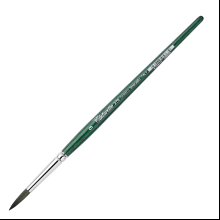 Кисть для рисования "Tintoretto Emerald", синтетика, круглая, №9