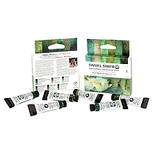 Краски акварельные Daniel Smith "Jean Haines "Green With Envy", 6 цветов, тубы