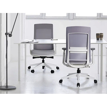 Кресло компьютерное SitZone E-VL002B-BS, сетка, ткань, пластик, серый - 14