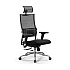 Кресло компьютерное ErgoLife SynchroSit Air-180 B2-311D, ткань, сетка, черный