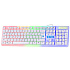 Клавиатура Defender "White Rainbow GK-172 RU", USB, проводная, белый