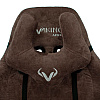 Кресло игровое Бюрократ VIKING KNIGHT Light-10, ткань, металл, темно-коричневый  - 9