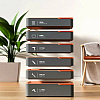 Набор ручного инструмента Deli HS H1001-ADE, 15 предметов, бокс, Soft Touch, оранжевый - 7