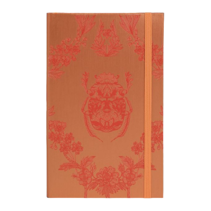 Блокнот "Lace beetle", А5, 96 листов, линейка, оранжевый - 2