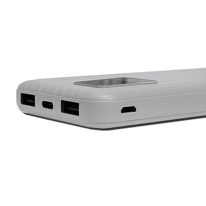 Внешний аккумулятор Power Bank "Wave 10", 10000 mAh, белый - 2