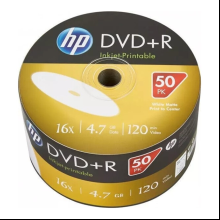 Диск HP DVD+R, 4.7 Гб, 16х, 50 шт, Printable