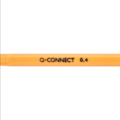Ручка шариковая "Q-Connect", 0.4 мм, желтый, стерж. красный - 5