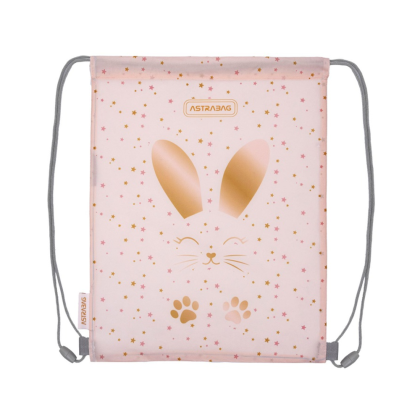 Мешок для обуви "Fluffy Bunny", золотой 