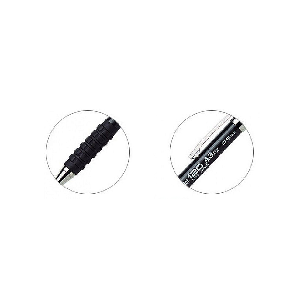 Карандаш автоматический "Pentel 120 A3", 0.7 мм, c ластиком - 2