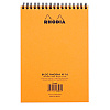 Блокнот "Rhodia", A5, 80 листов, линейка, оранжевый - 3