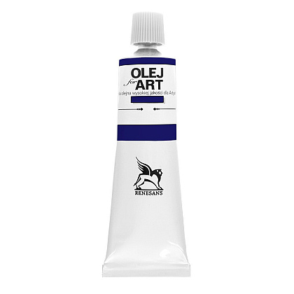 Краски масляные Renesans "Oils for art", 34 ультрамарин, 60 мл, туба