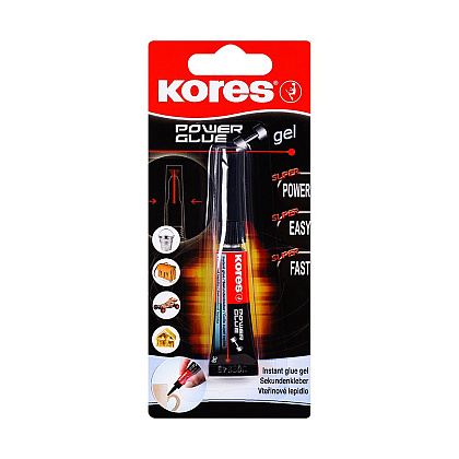 Клей универсальный "Kores Powerglue GEL", 3 г