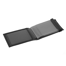 Визитница "062-BL", 65x110 мм, 16 карт, черный