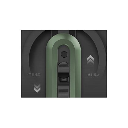 Набор ножей строительных Deli HSEHT4003L, 3 шт (ножи 9мм/18мм/трапеция), Soft Touch, зеленый - 5