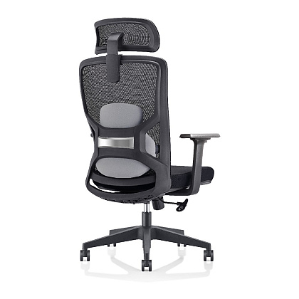Кресло для руководителя SitZone U-063A сетка, черный - 4