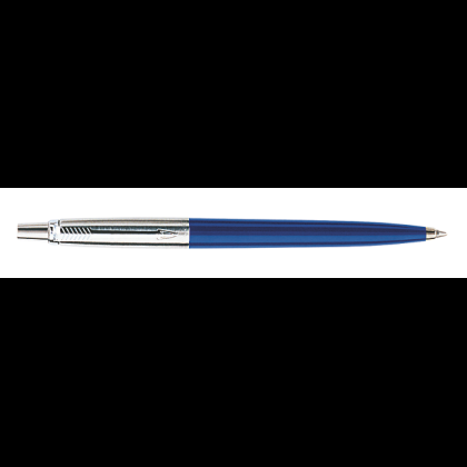 Ручка шариковая автоматическая "Parker Jotter Royal Blue CT", 1.0 мм, синий, серебристый, стерж. синий - 6