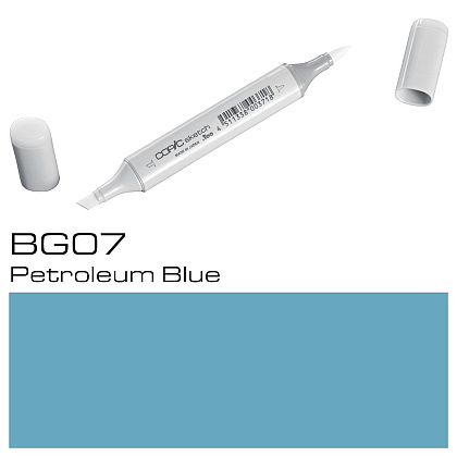 Маркер перманентный "Copic Sketch", BG-07 нефтяной синий