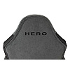 Кресло игровое Бюрократ "Zombie Hero", ткань, экокожа, пластик, серый - 5