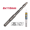 Бур по бетону Deli YS EDH-Y08110, 8 x 110 мм, SDS-PLUS - 2