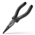 Длинногубцы Deli HS EHT2106, 160 мм, Soft Touch, черный