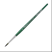 Кисть для рисования "Tintoretto Emerald", синтетика, круглая, №6