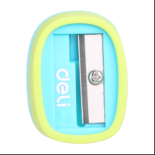 Точилка Deli "Smooth Sharpener", 1 отверстие, ассорти