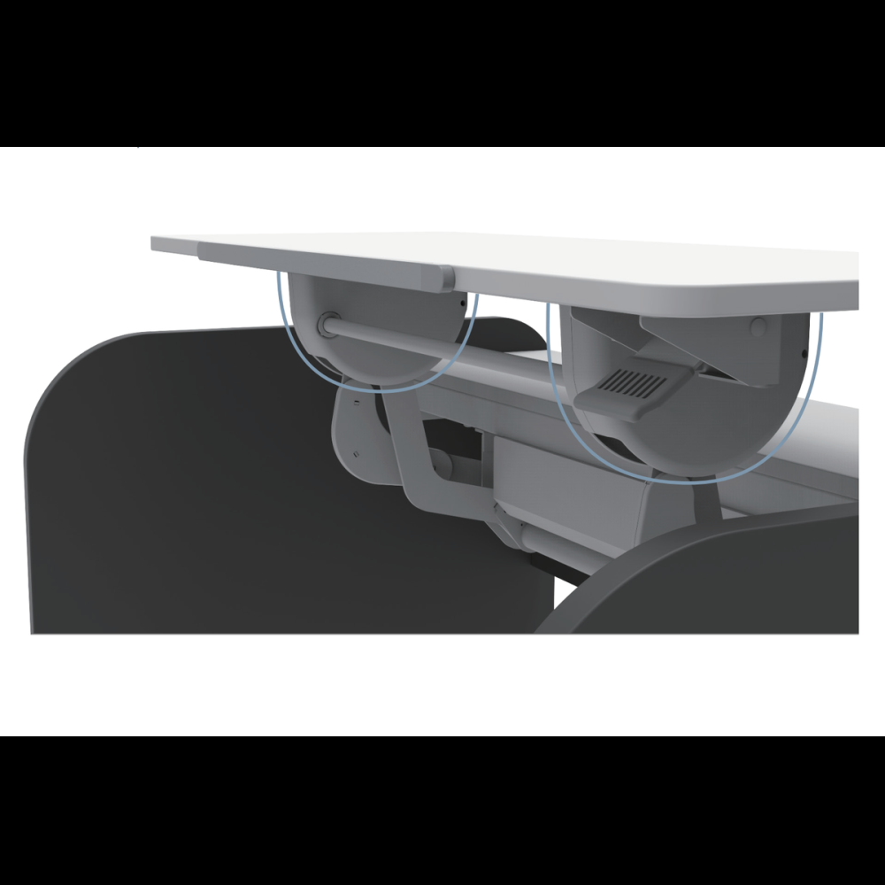 Стол Comf-Pro Elephant Desk UR-3, 1155х700х(340-815) мм, белый, серый - 7
