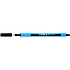 Ручка шариковая "Schneider Slider Edge F", голубой, черный, стерж. черный - 3