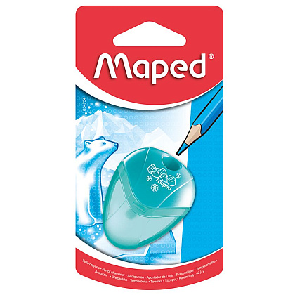 Точилка Maped "I-Gloo", 1 отверстие, с контейнером, блистер - 2